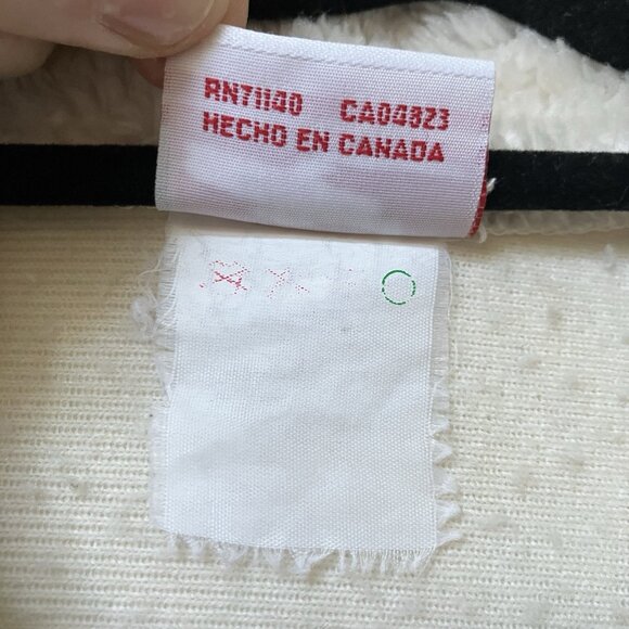 Vintage Milton Funwear Fleece Cardigan Womens Cream Beige Fleece SW Faux Fur - Picture 2 of 9